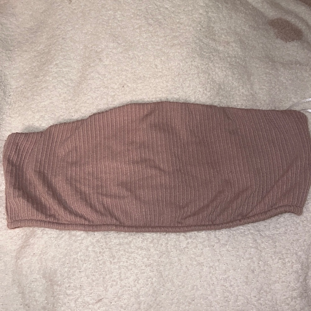 Rust pink bandeau.
